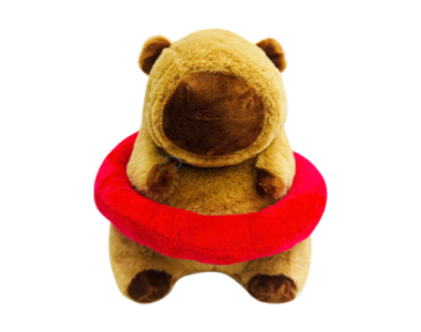 Gấu Bông Capy Phao Bơi Đỏ Vải Velboa
